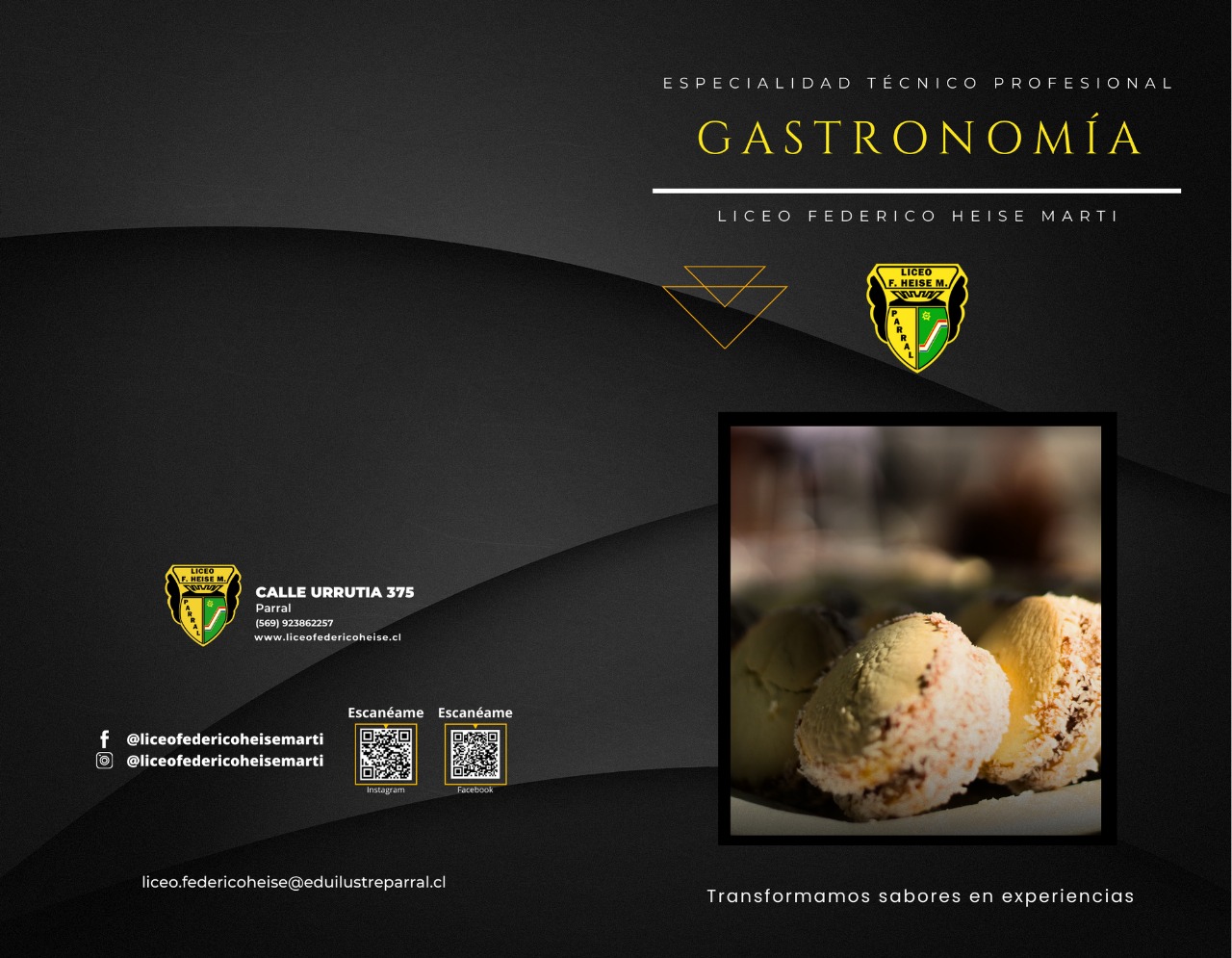 Estudiantes en taller de gastronomía